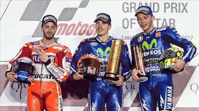 Mundial 2017 - Viñales debuta con Yamaha subiendo a lo alto del podio de Qatar