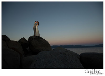 Beautiful Lake Tahoe sunset photo at Kehlet Mansion l Meeks Bay Resort Wedding l Theilen Photography l Take the Cake Event Planning