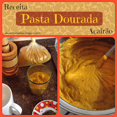 Pasta Dourada Açafrão