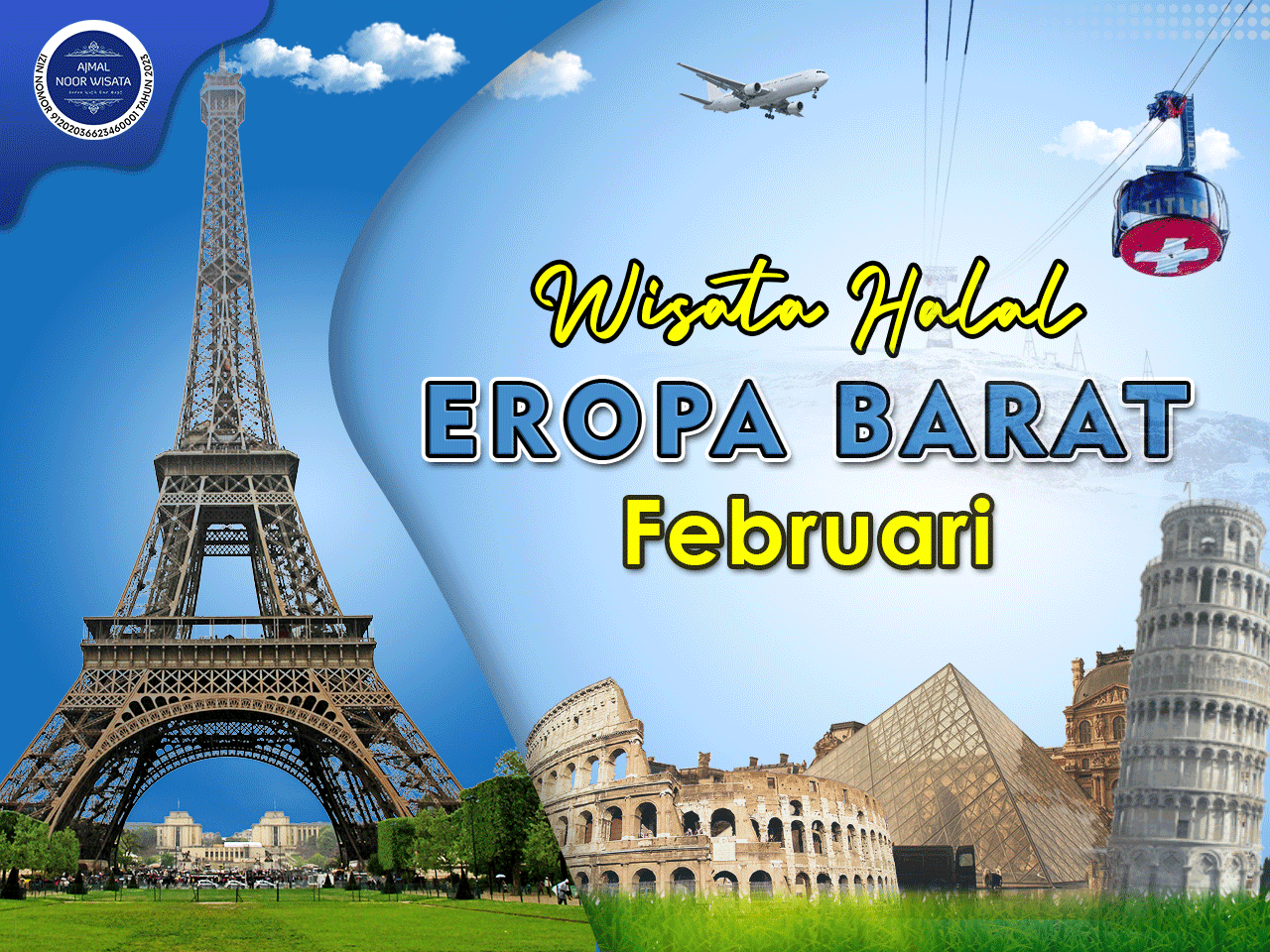 Paket Wisata Halal Tour Eropa Barat Bulan Februari 2024