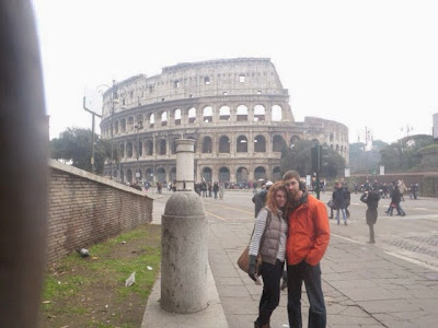 Jacqueline and Jonathan Harbin Spend New Years in Rome, Italy