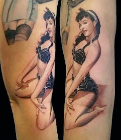 Bettie Page Pin Up Tattoo