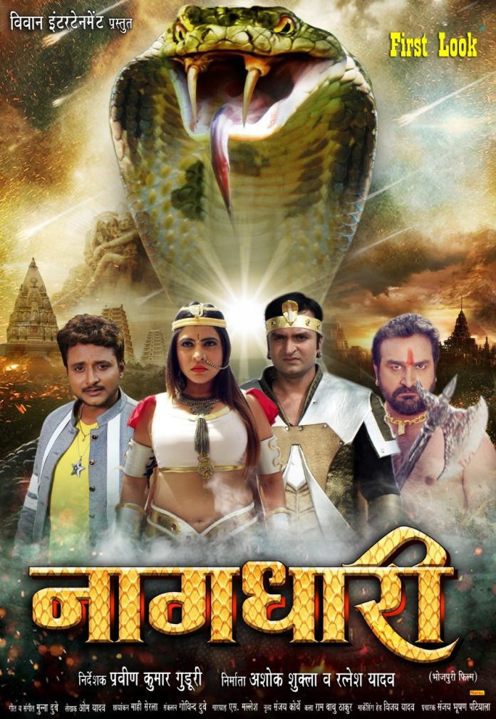 First look Poster Of Bhojpuri Movie Nagdhari. Latest Bhojpuri Movie Nagdhari Poster, movie wallpaper, Photos