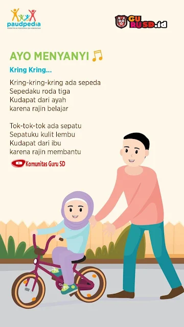 Kring kring kring ada sepeda