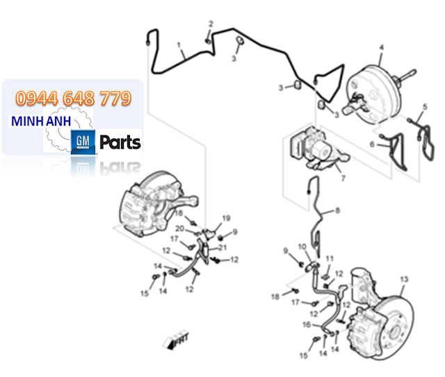 Mã sản phẩm: GM# 95477363/ 95477364 Tuy ô dầu phanh Captiva ( ống dầu phanh trước) phụ tùng oto Minh Anh là :350,000 VND/ Cái Hàng mới 100% chính hãng GM Giao hàng miễn phí trong nội thành Hà Nội Điện thoại liên hệ: 094-669-8822 hoặc 0944648779 Cam kết bán hàng chính hãng  Tên sản phẩm:  Tuy ô dầu phanh Captiva  Mã sản phẩm: GM#  95477363/ 95477364  Xuất xứ: Nhập khẩu trực tiếp GM  Korea  Dùng cho các xe:  Cho tất các các xe Captiva  Tình trạng: Mới 100%