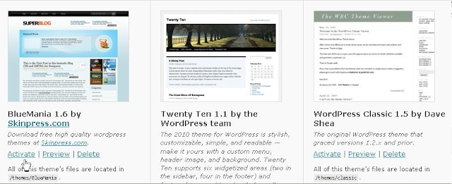 Wordpress menjadi sangat lebih banyak didominasi dengan desain tema yang sangat bermacam-macam dan menarik Mengubah Tema Wordpress