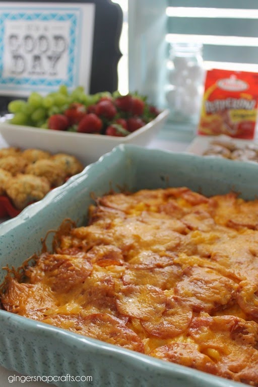breakfast casserole with #pepitup