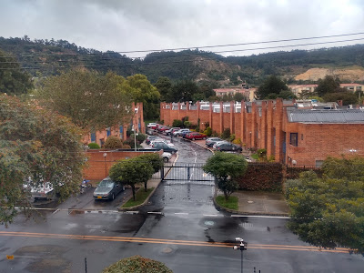 A housing estate in north Bogotá, Colombia.