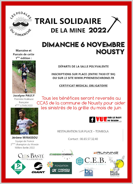 Trail solidaire de la mine 2022 à Nousty