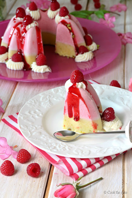 tarta-helada-de-mousse-de-frambuesa, raspberry-mousse-icecream-cake