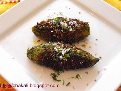 stuffed karela, stuffed bitter gourd, karela recipe, karlyachi bhaji