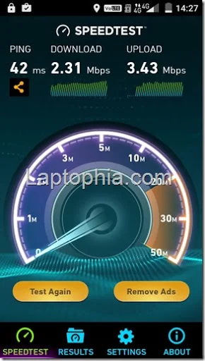 Speedtest Andromax A A16C3H