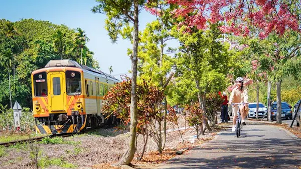 ▲卦山三鐵線沿途風景美麗，假日可來賞花騎車一日遊。（圖／參山國家風景區管理處提供）