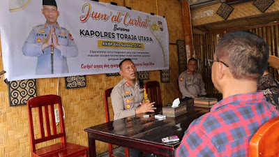 Jumat Curhat, Kapolres Toraja Utara Terima Langsung Keluhan Masyarakat