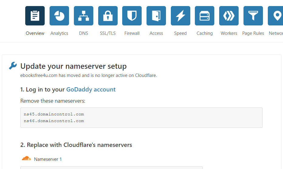 Register Blogger With Cloudflare