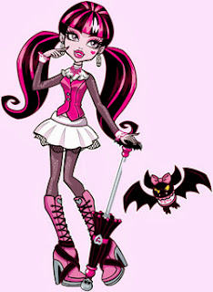 Monster High, Imagenes de Draculaura para Imprimir, parte 1