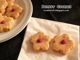 Peanut Cookies Recipe @ treatntrick.blogspot.com