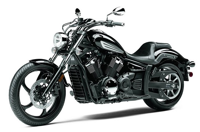 motorcycle introduced with a touch of dark Yamaha Star Stryker Chopper