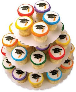 Beautiful Graduation Cupcake