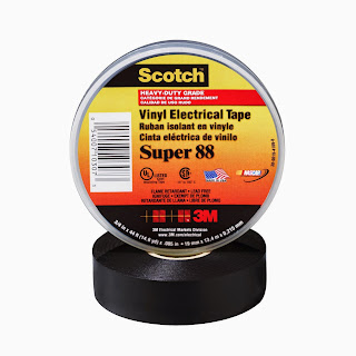 Electrical Tape 3M 88 Electrical Tape, .75-Inch by 66-Foot by .0085-Inch