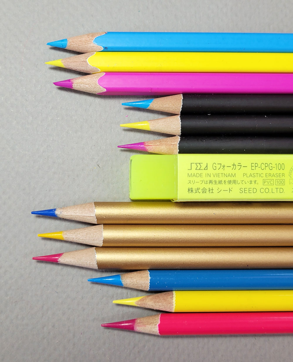 Brutfuner 180 oily pencil review  Colored pencils, Color mixing