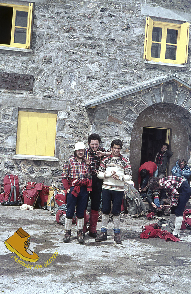 EN EL REFUGIO GORIZ ENTRE GOYO Y ANTONIO