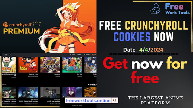 Free Crunchyroll Anime cookies | Crunchyroll Anime 4/4/2024
