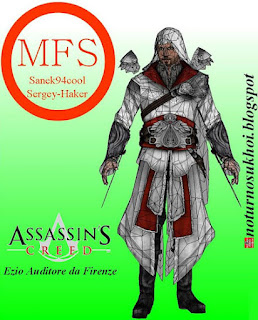 Assassin's Creed Paper Model Ezio Auditore da Firenze