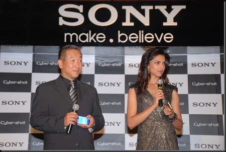 Deepika Padukone Sony Cyber Shot brand ambassador