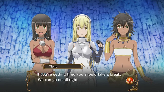 Tiona Tione Aiz Wallestaein Is It Wrong to Try to Pick Up Girls in a Dungeon Family Myth - Infinite Combate