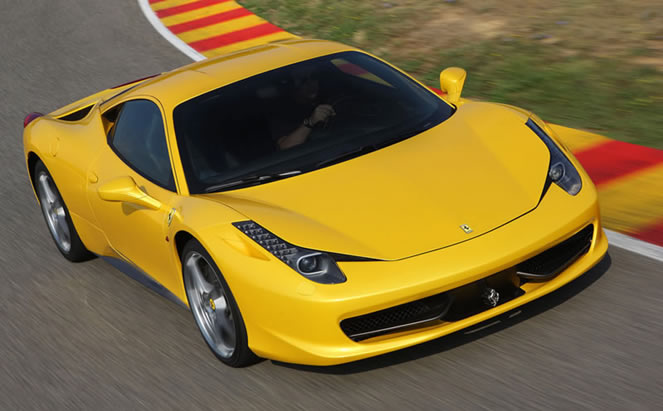 Let me show you how the Ferrari 458 Spider looks like 