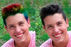 Membuat warna rambut pelangi dengan Photoshop