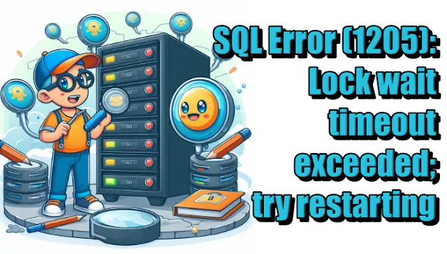 SQL Error (1205): Lock wait timeout exceeded; try restarting
