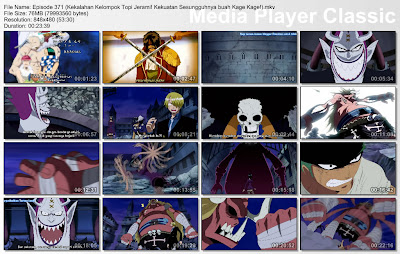 Download Film One Piece Episode 371 (Kekalahan Kelompok Topi Jerami! Kekuatan Sesungguhnya buah Kage Kage!) Bahasa Indonesia