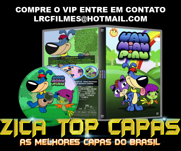 CAPA DO DVD - UAU, MIAU, PIAU - LABEL - 2015