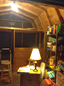 the barshed: shed into bar- adding light