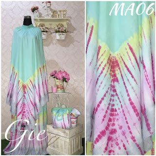 Mukena Tanpa Kepala, Mukena Ponco, Ponco Bali, Ponco Tie Dye