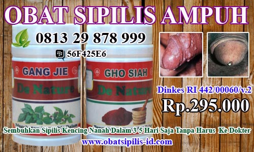 cara mengobati sipilis tanpa obat