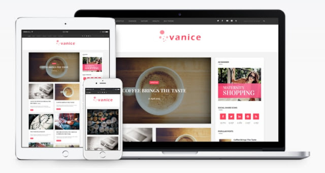 vanice blogger template