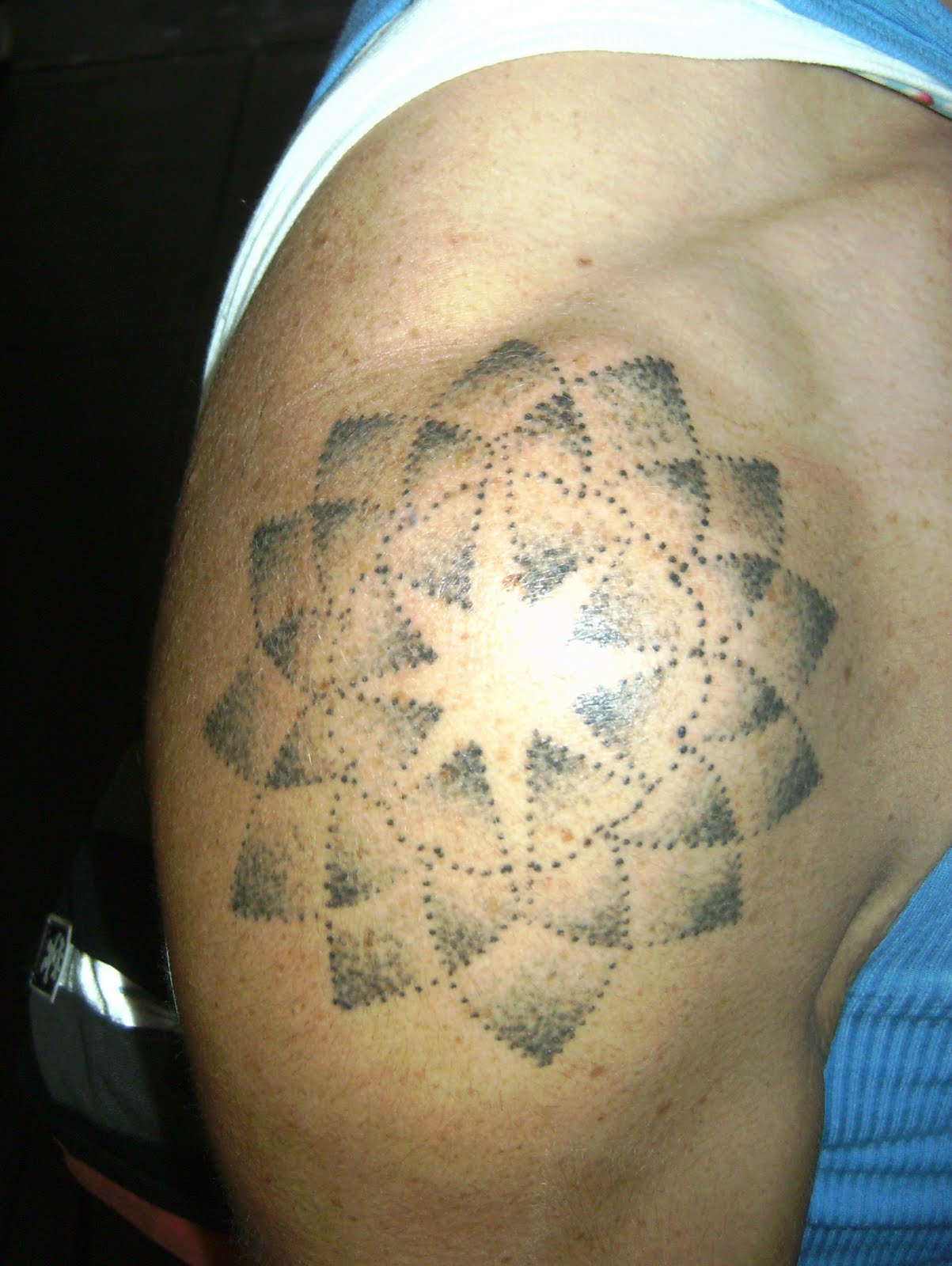 Top Star Made Of Dots Tattoo Images for Pinterest Tattoos