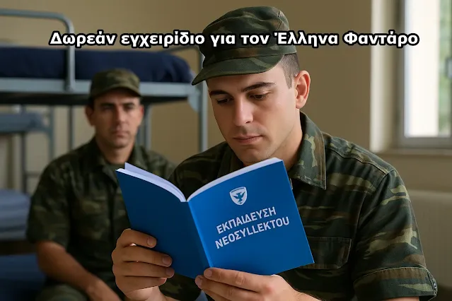 Δωρεάν εγχειρίδιο στρατού για νεοσύλλεκτους σε PDF