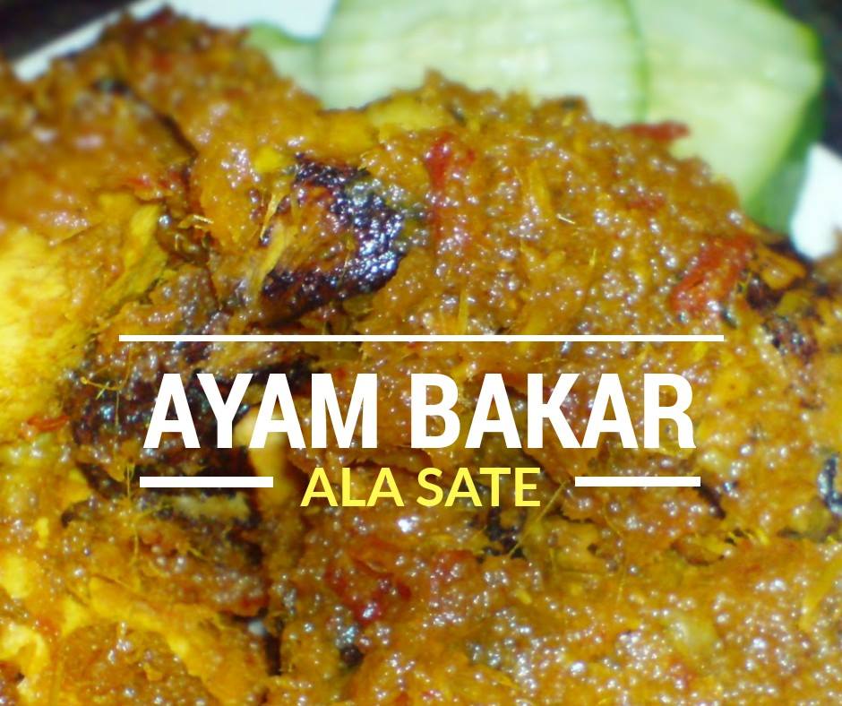 Resepi Ayam Bakar Ala Sate  Blog BOM321