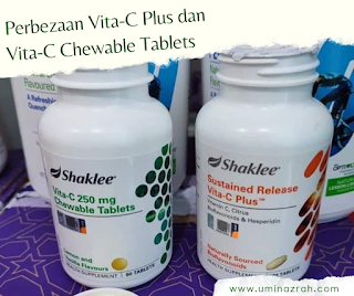Perbezaan Vita-C Plus dan Vita-C Chewable Tablets Shaklee