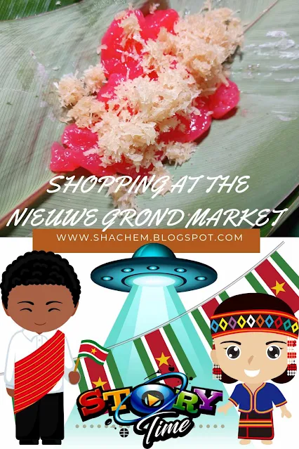" Tjenil from the Nieuwe Grond Market on the National Indigenous day and Javanese immigration day in Suriname"
