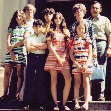 Madonna and her family 1970 Posted by Tony Hai at 837 AM