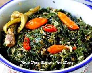 Resep Tumis Daun Singkong Teri Medan Pedas