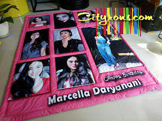 custom bedcover foto full printing