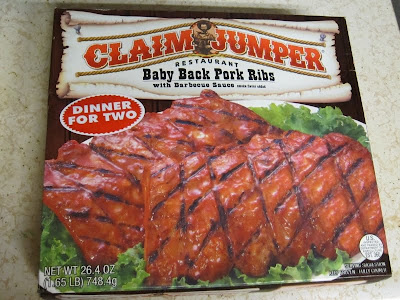 Claim Jumper Baby Back Pork Ribs box