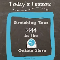 Silhouette online store, dollar, stretching