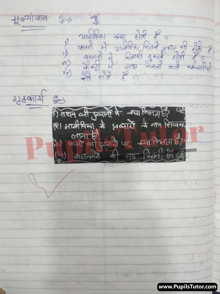 Shehri Chetro Me Ajivika Lesson Plan Civics | शहरी क्षेत्रों में आजीविका पाठ योजना नागरिकशास्र  – [Page 9] – Photo And Images Pdf Shared By Pupils Tutor Best Lesson Plan Website